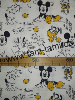 plátno digit. tisk - Mickey  a Pluto - kolekce Disney